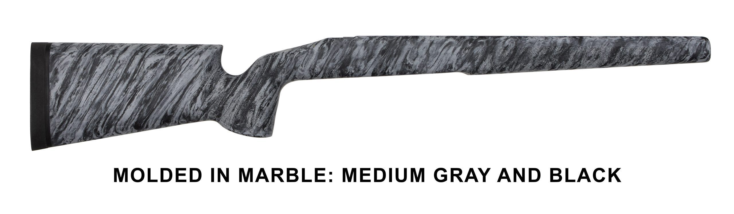 G-001 MOLDED IN MARBLE – MEDIUM GRAY AND BLACK